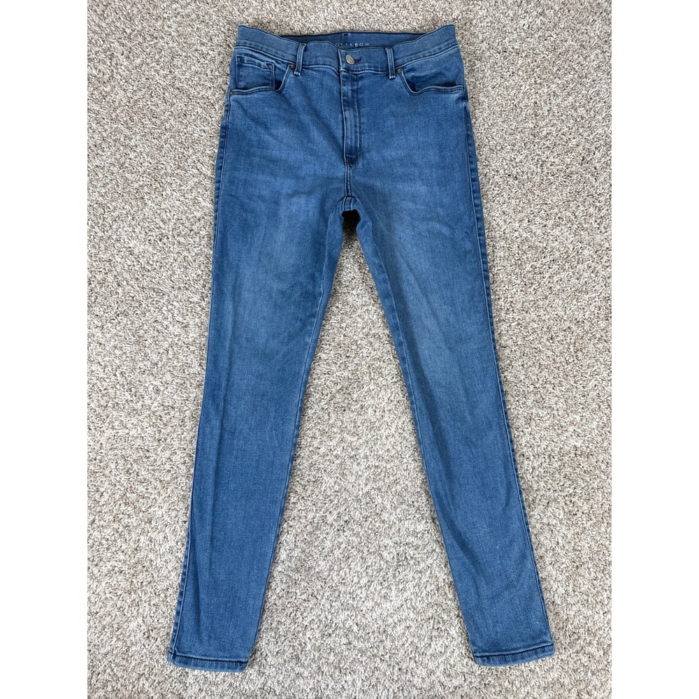 Mott & Bow Jeans Womens 30 Blue High Rise Skinny Medium Wash Stretch Denim‎
